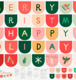 Moda Tiny Christmas Garland Panel