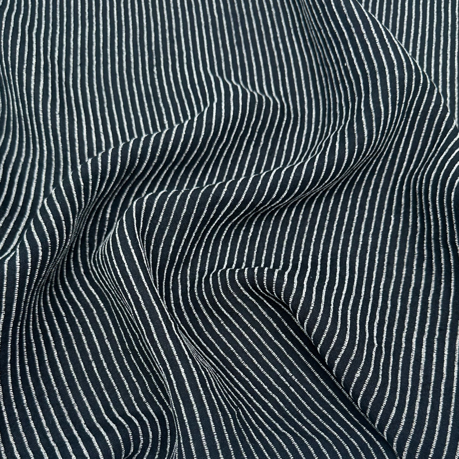 Gordon Fabrics Ltd. Bella Stripe Black/Natural