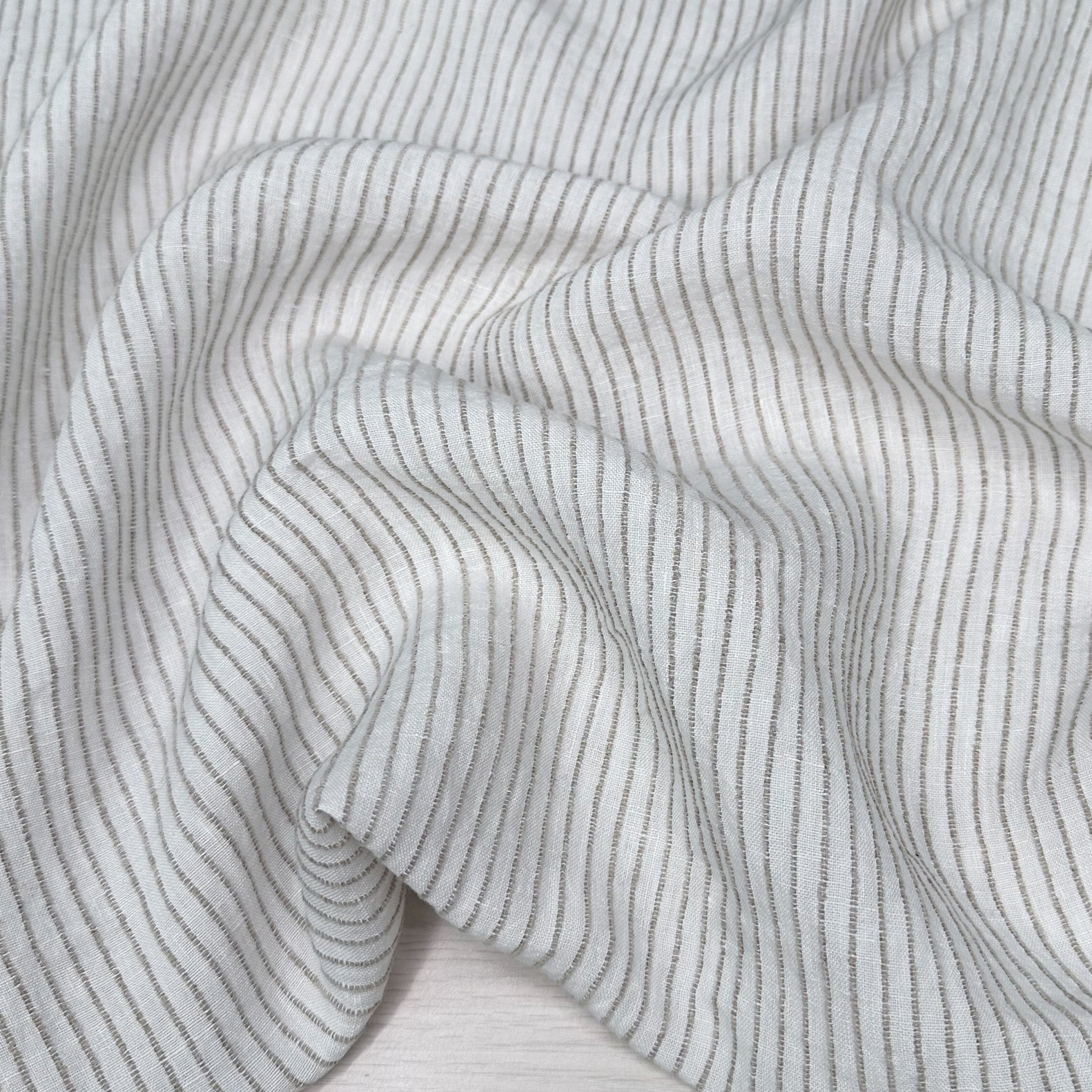 Gordon Fabrics Ltd. Bella Stripe Ivory/Natural