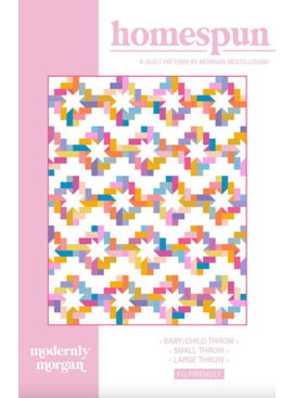 Modernly Morgan Modernly Morgan Homespun Quilt Pattern