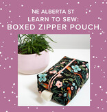 Colleen Connolly FOUR SPOTS LEFT! Learn to Sew: Boxed Zipper Pouch, Friday, September 19th, 5pm-8:30pm