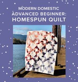 Courtney Zerizef Advanced Beginner Quilt Class: Homespun Quilt, Sundays, September 14th, 21st, 28th, October 5th, & 12th 2pm-4:30pm