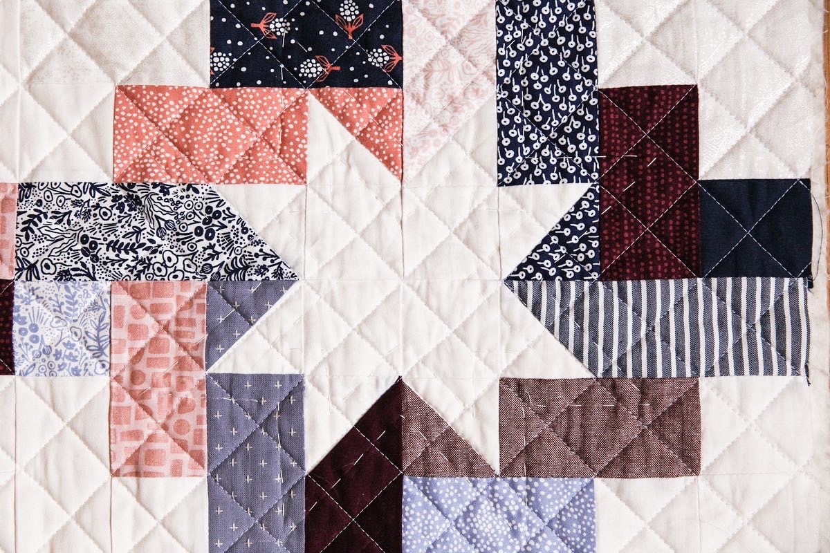 Courtney Zerizef Advanced Beginner Quilt Class: Homespun Quilt, Saturday, September 20th, 2pm-4:30pm & Sundays, September 21st, 28th, & October 5th, 2pm-4:30pm