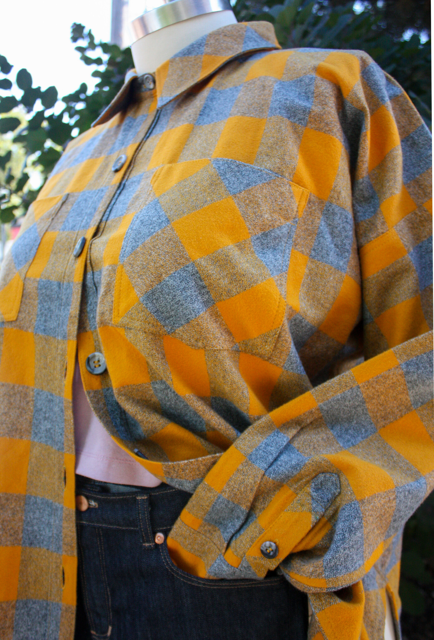 Lori Caldwell Advanced Beginner: Self-Drafted Buttoned Shirt, Thursdays, September 4th, 5pm-8pm & September 11th & 18th, 5pm-9pm