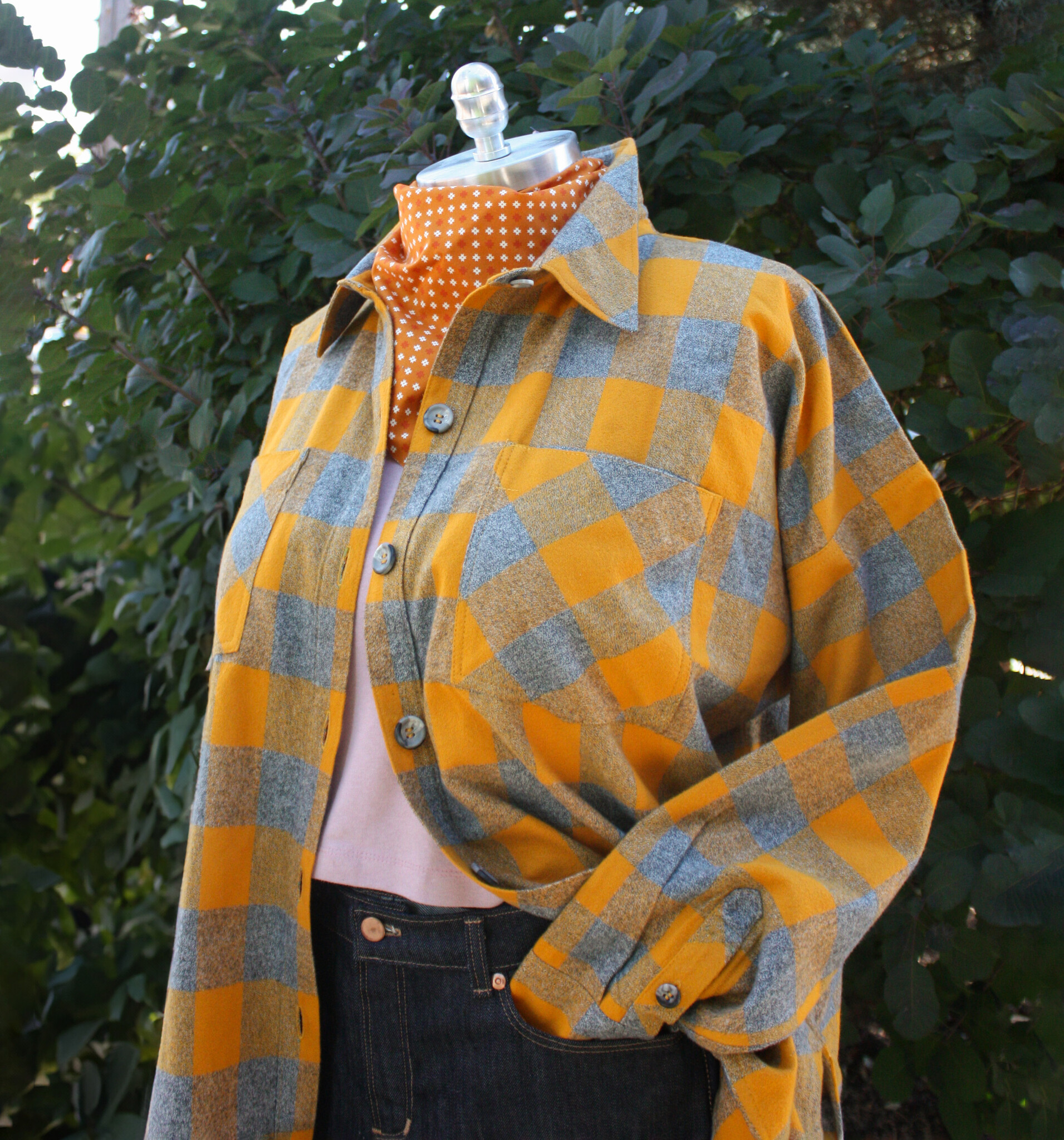 Lori Caldwell Advanced Beginner: Self-Drafted Buttoned Shirt, Thursdays, September 4th, 5pm-8pm & September 11th & 18th, 5pm-9pm