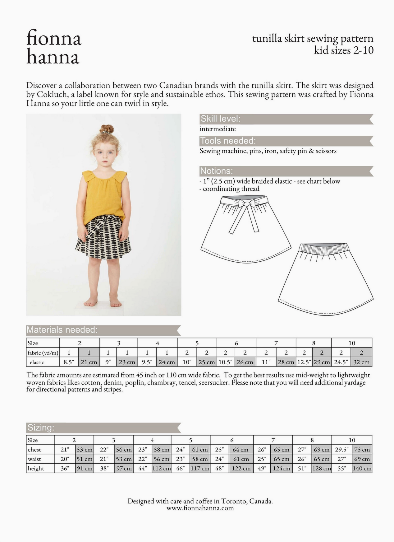 Fionna Hanna Fionna Hanna Tunilla Skirt