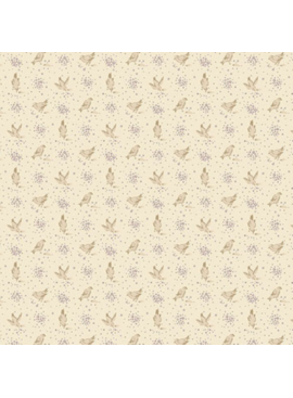 Andover Wildflower Cottage Meadowlarks Parchment