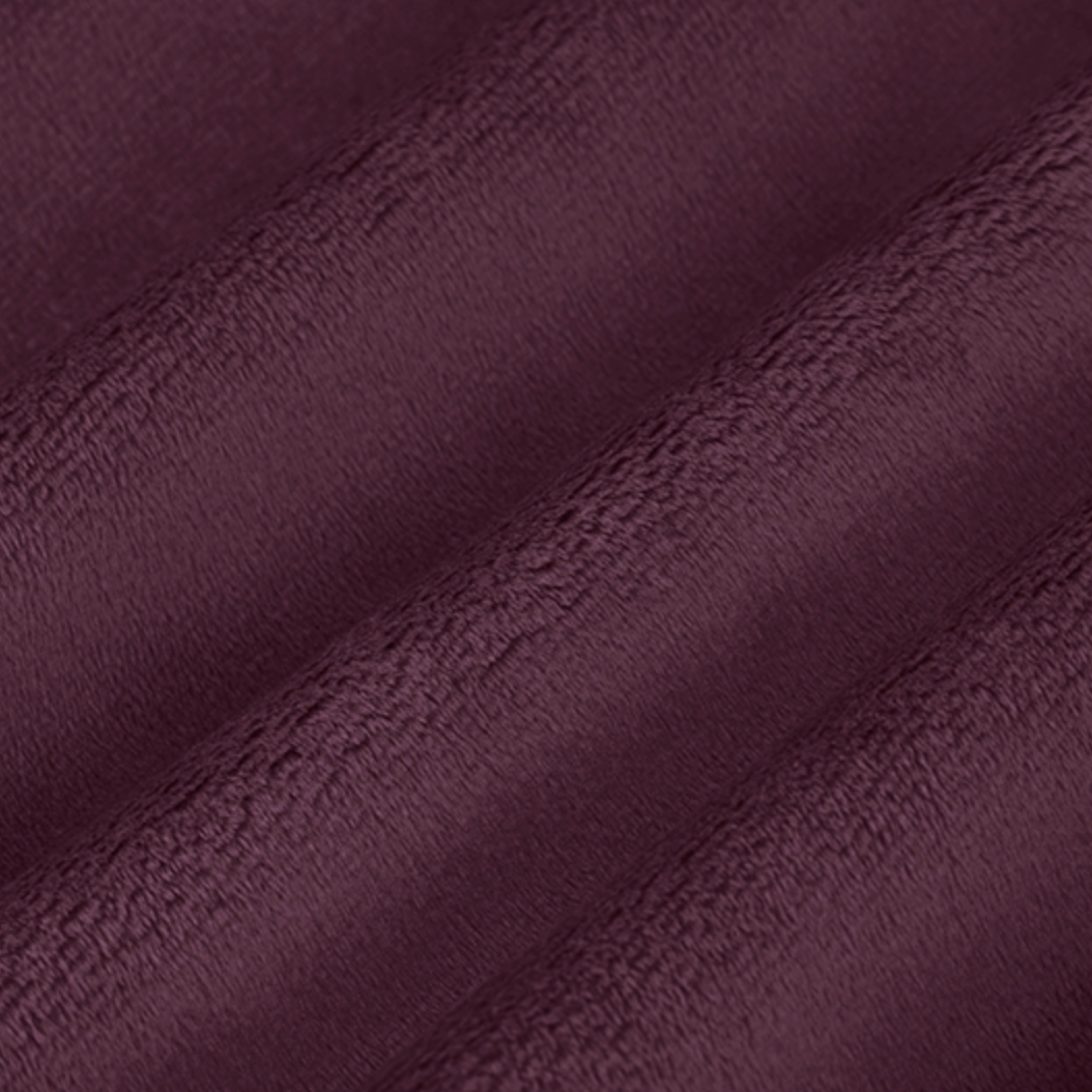 Shannon Fabrics Cuddle Solid Plumwine