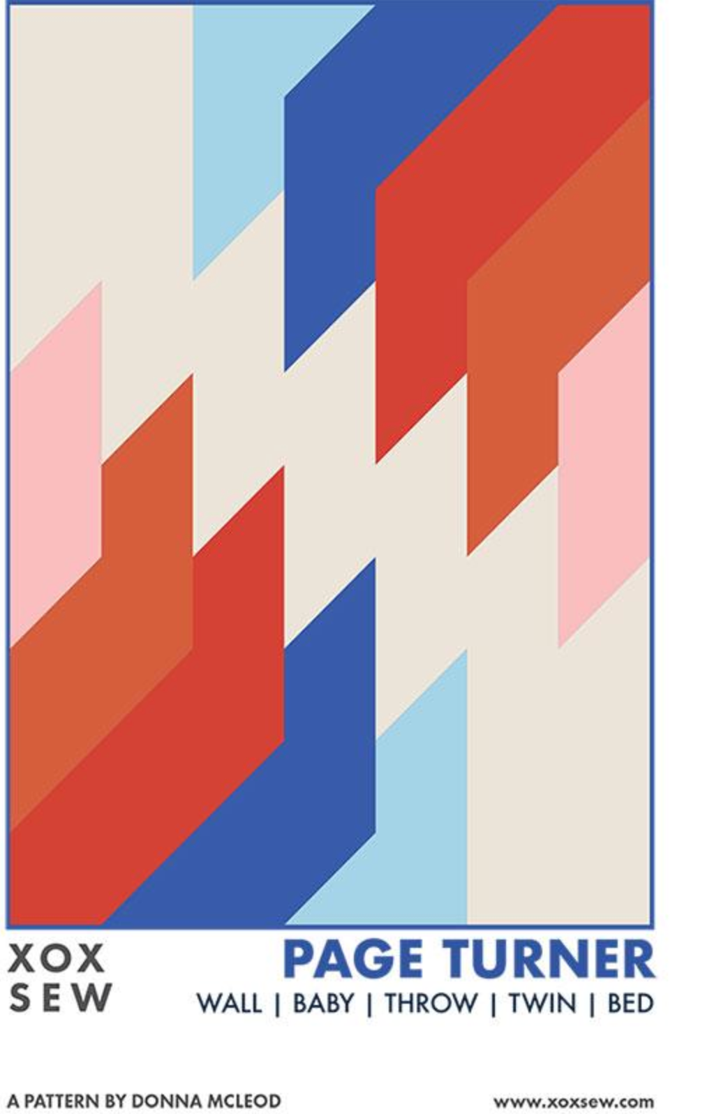 XOXSEW Page Turner Quilt Pattern