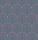 Ruby Star Society Geometry Arches Galaxy Canvas