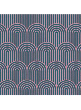 Ruby Star Society Geometry Arches Galaxy Canvas