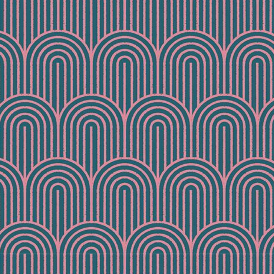 Ruby Star Society Geometry Arches Galaxy Canvas