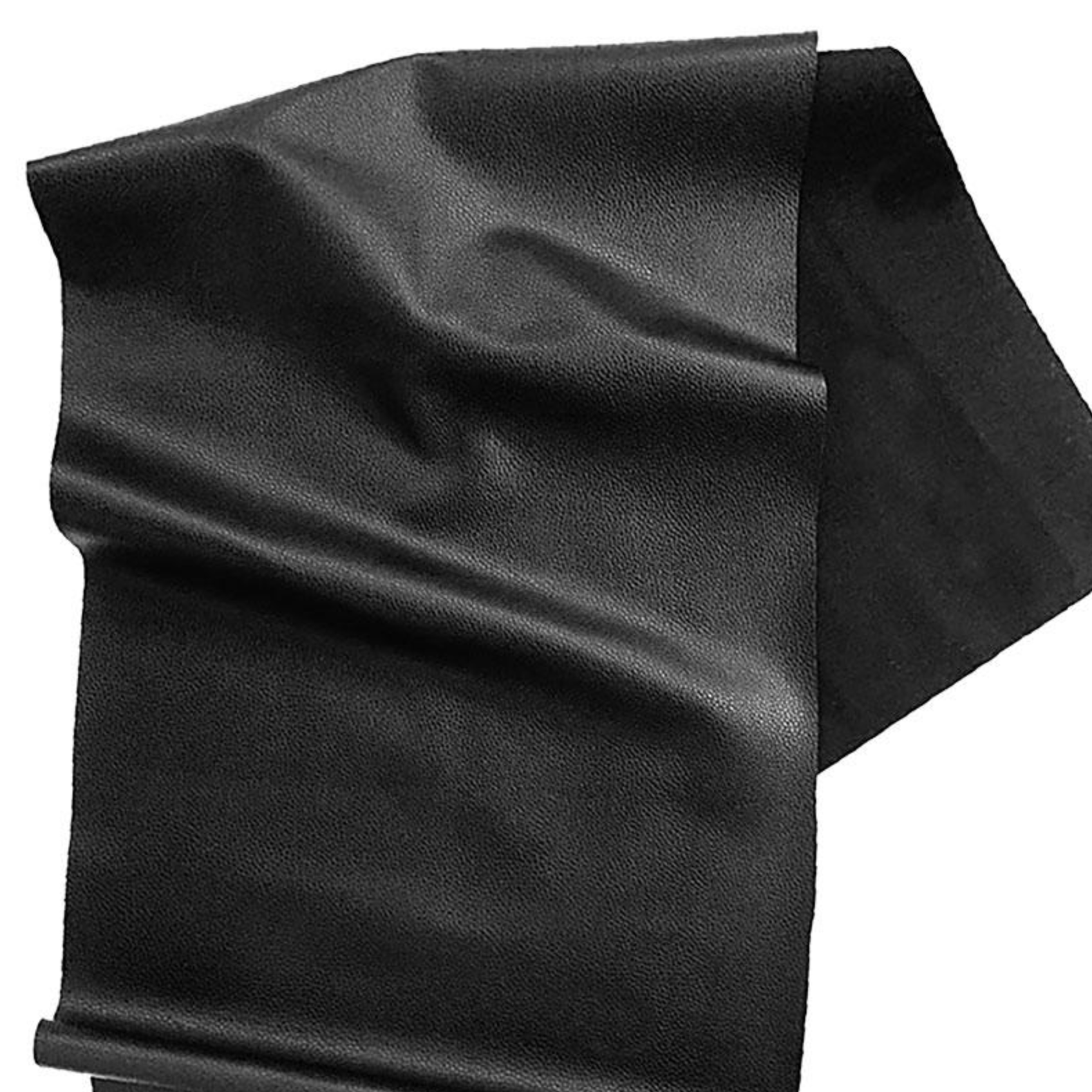 Sewhungryhippie Moonglow Faux Leather Black Precut 18"x54"