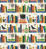 Cotton + Steel Rifle Paper Co. Halloween Spellbound Cream Metallic