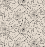 Cotton + Steel Rifle Paper Co. Halloween Spider Webs Cream