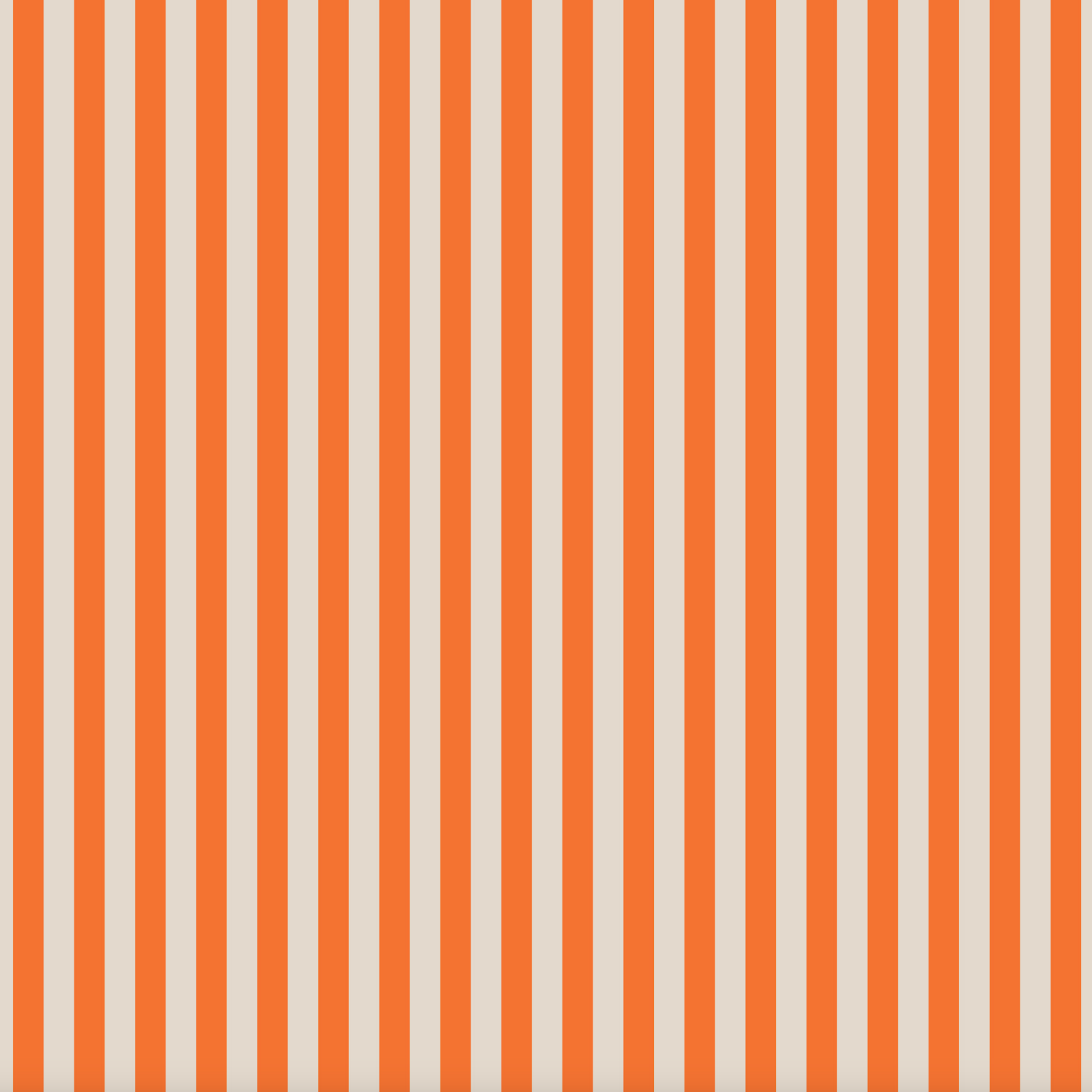 Cotton + Steel Rifle Paper Co. Halloween Cabana Stripe Orange