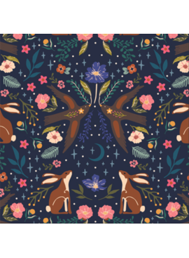 Art Gallery Starling Moonlit Forest