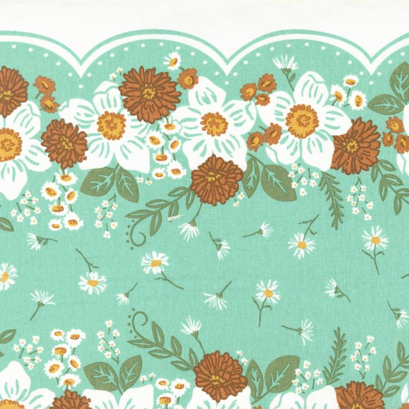 Moda 16" Toweling Classic Retro Country Flowers