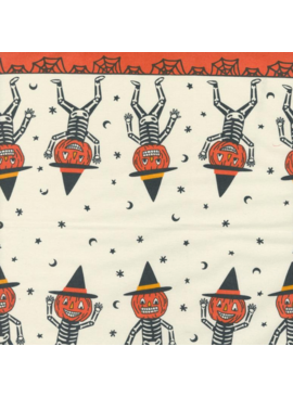 Moda 16" Toweling Classic Retro Holiday Pumpkin Dance Skeleton