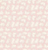 Clothworks Kitten Fun Tossed Kittens Light Pink