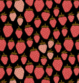 Cotton + Steel Under The Apple Tree Queen of Berries Canvas After Midnight