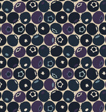 Cotton + Steel Under The Apple Tree Blueberry Canvas Blueberry Hill
