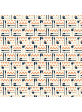 Felicity Fabrics Pasta Love Late Night Lasagna Ivory
