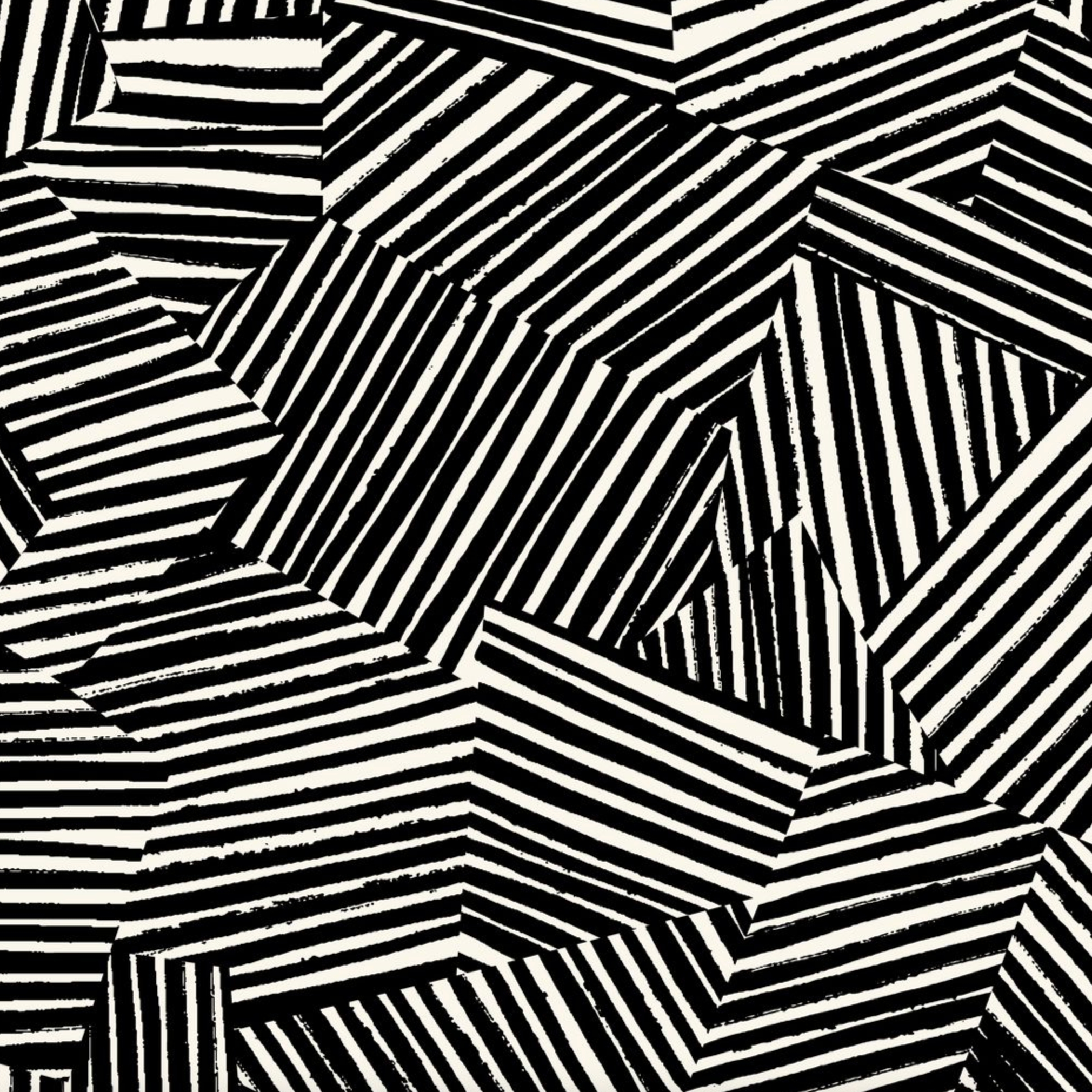 Cloud 9 Fabrics Canvas Collective Lines Maze Clair Iglesias