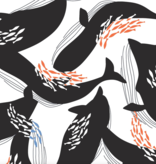 Cloud 9 Fabrics Canvas Collective Happy Whales Ophelia Pang