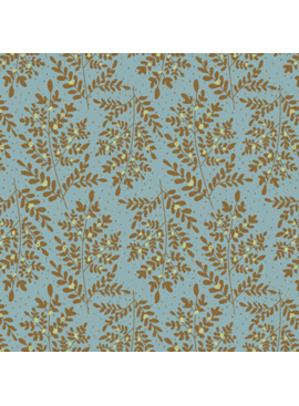 Andover Flourish Fern & Fronds Blue