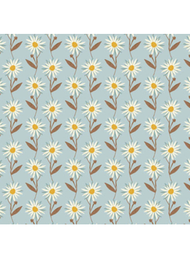 Andover Flourish Daisy Dream Blue
