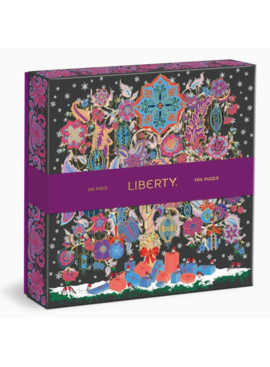 Chronicle Books Liberty Christmas Tree of Life 500 Piece Foil Puzzle