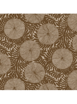 FIGO Rhythm & Leaves Large Floral Ochre