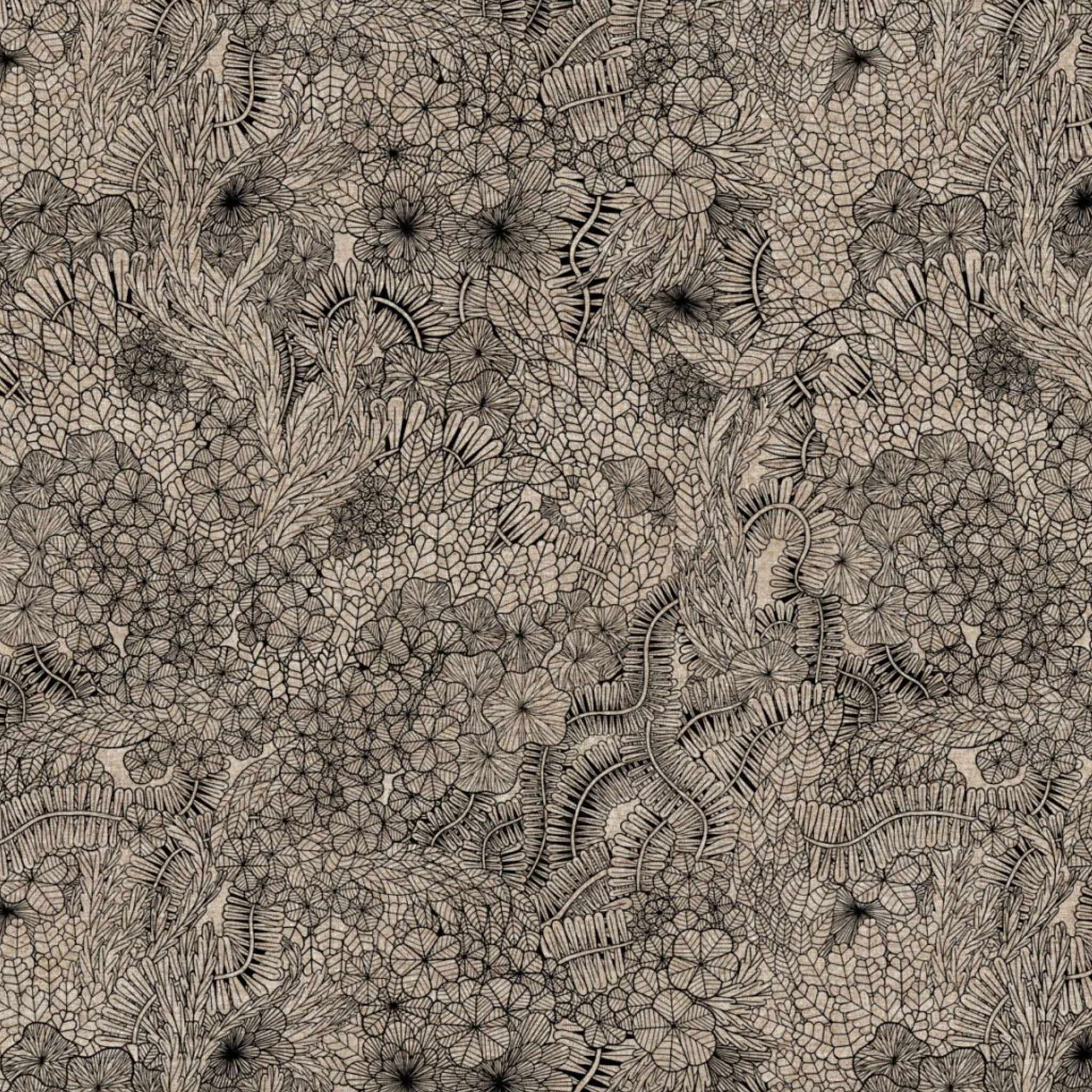 FIGO Rhythm & Leaves Landscape Black