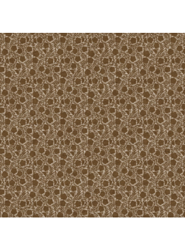 FIGO Rhythm & Leaves Chain Floral Ochre