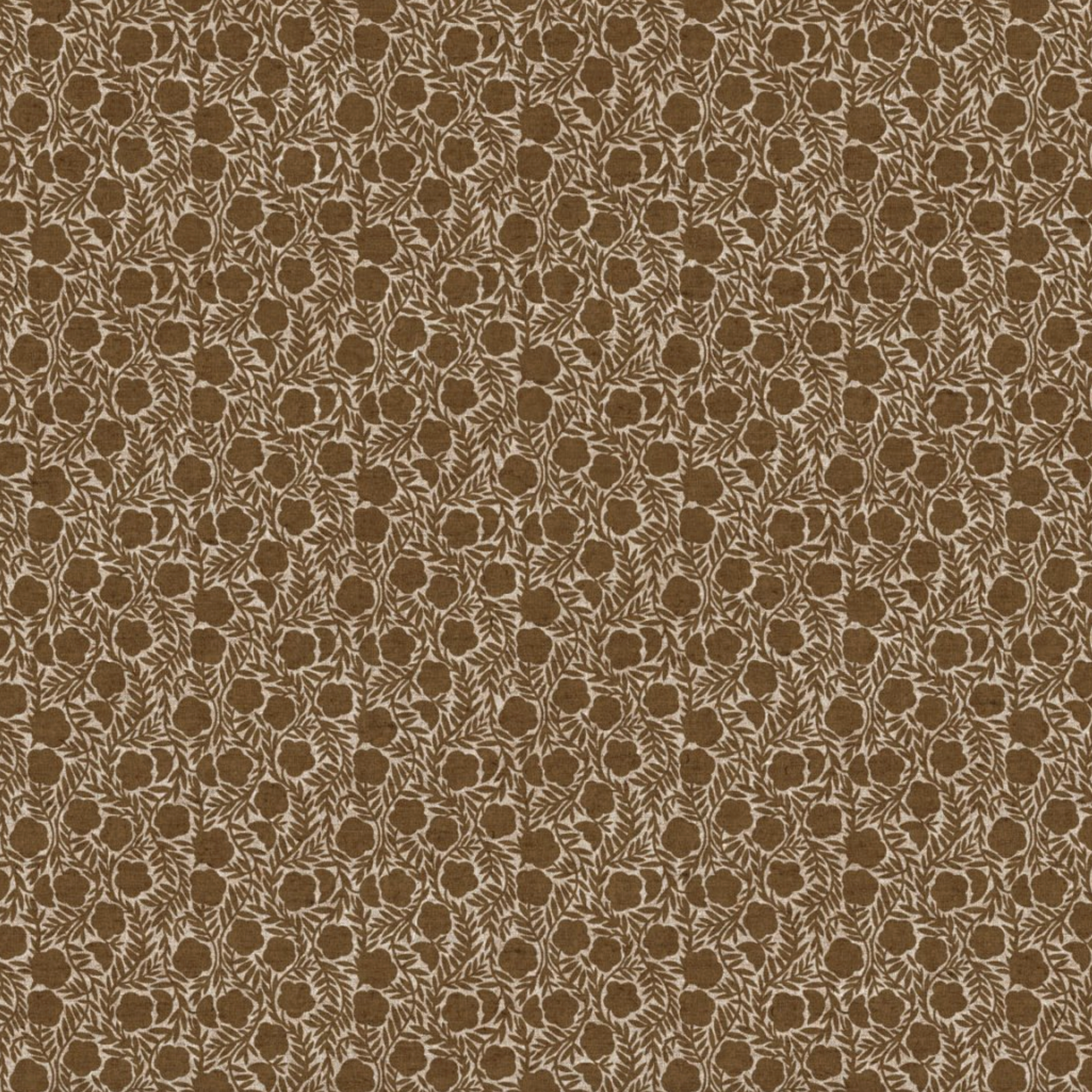 FIGO Rhythm & Leaves Chain Floral Ochre