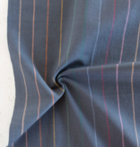 Fableism Supply Co Lucky Loom Skinny Stripe Dark Rainbow