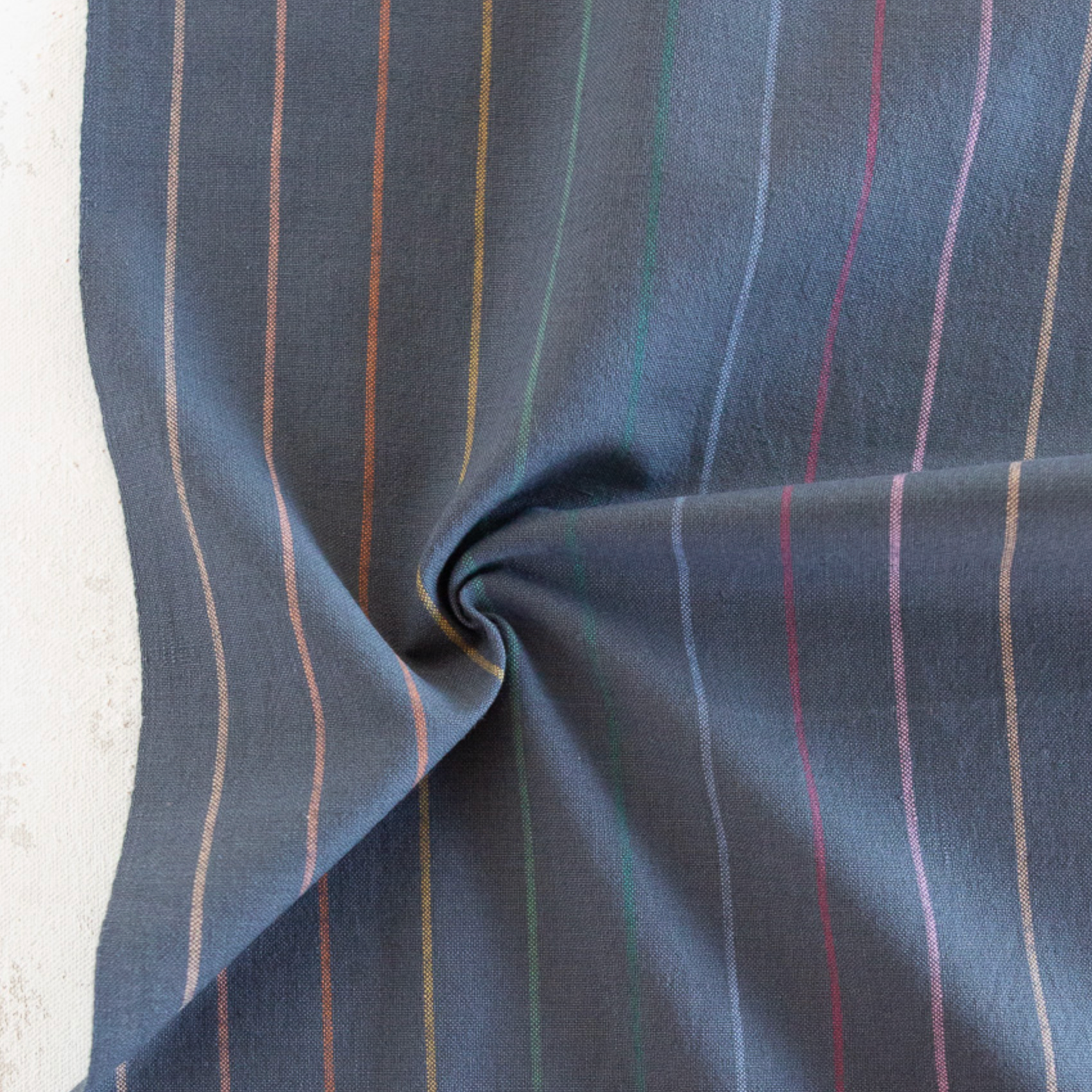 Fableism Supply Co Lucky Loom Skinny Stripe Dark Rainbow