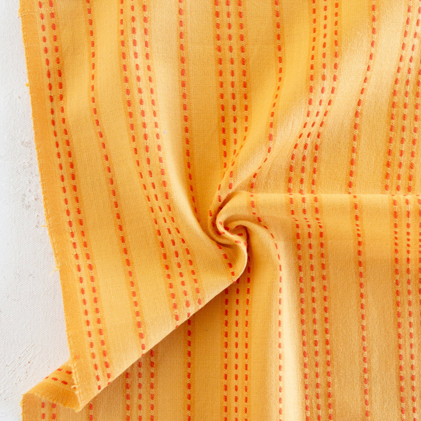 Fableism Supply Co Lucky Loom Stitch Stripe Turmeric