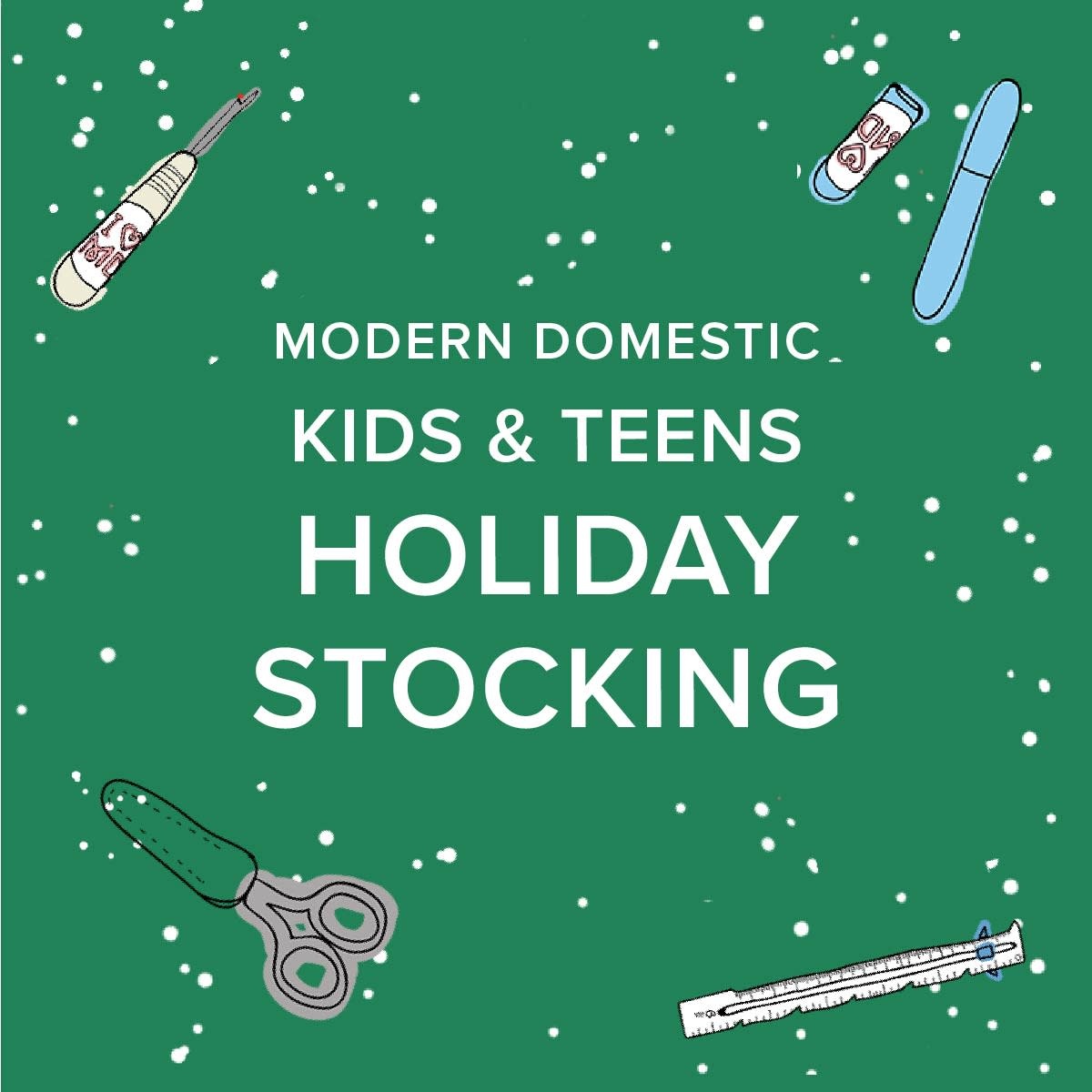 Amy Karol Kids & Teens Sewing: Holiday Stocking, Tuesday, November 25th, 1pm-4pm
