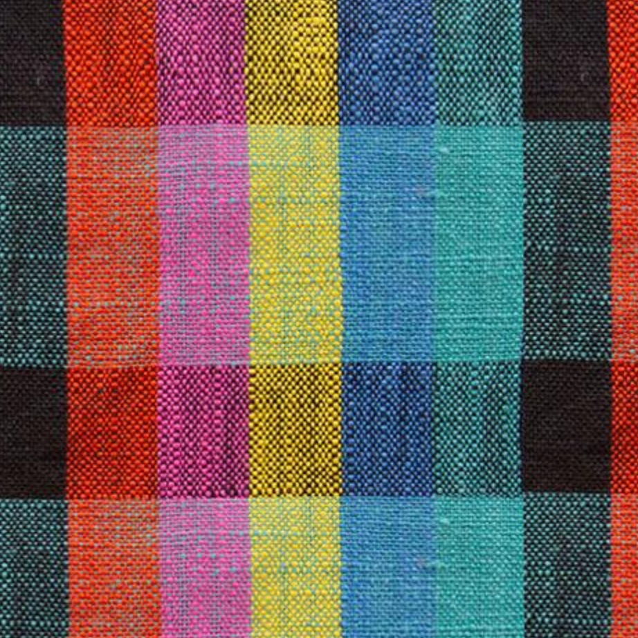 Ruby Star Society 16" Sunshine Toweling Multi Stripe Black