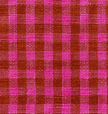 Ruby Star Society 16" Sunshine Toweling Small Check Hot Pink