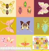 Windham Fabrics Insectarium Square Dance Multi 36" Panel