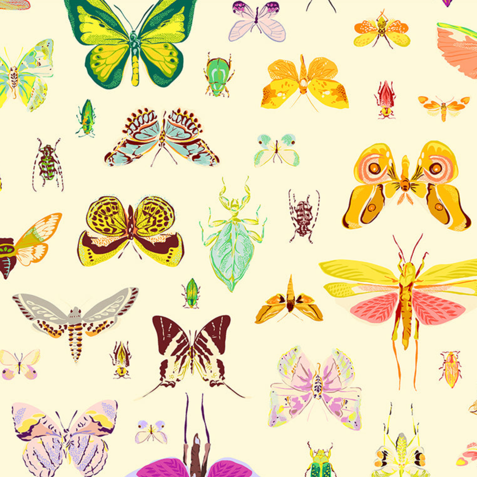 Windham Fabrics Insectarium On Display Light