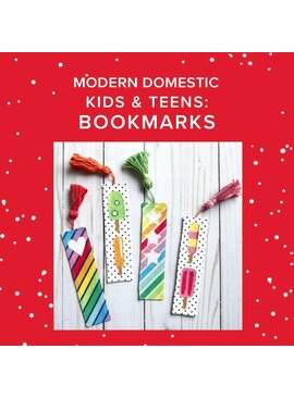 Aliya Hoff-Vanoni TWO SPOTS LEFT! Tuesday, December 23rd, 10am-1pm - Kids & Teens Sewing: Bookmarks