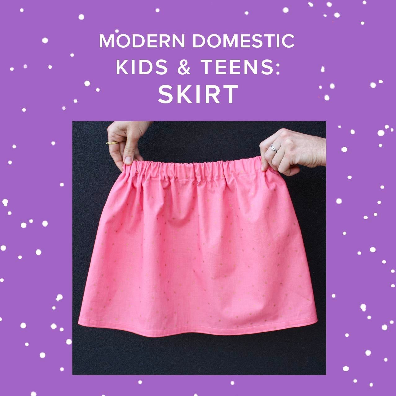 Amy Karol Kids & Teens Sewing: Skirt, Tuesday, December 30th, 1:30pm-4:30pm