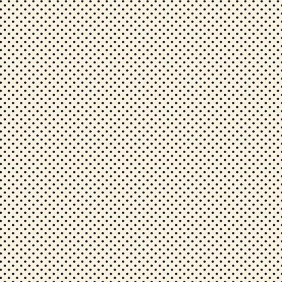 Ruby Star Society Catnap Black On Natural Polka Dots