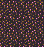 Ruby Star Society Catnap Black Mini Flowers Ruby Star Society Catnap Black Mini Flowers