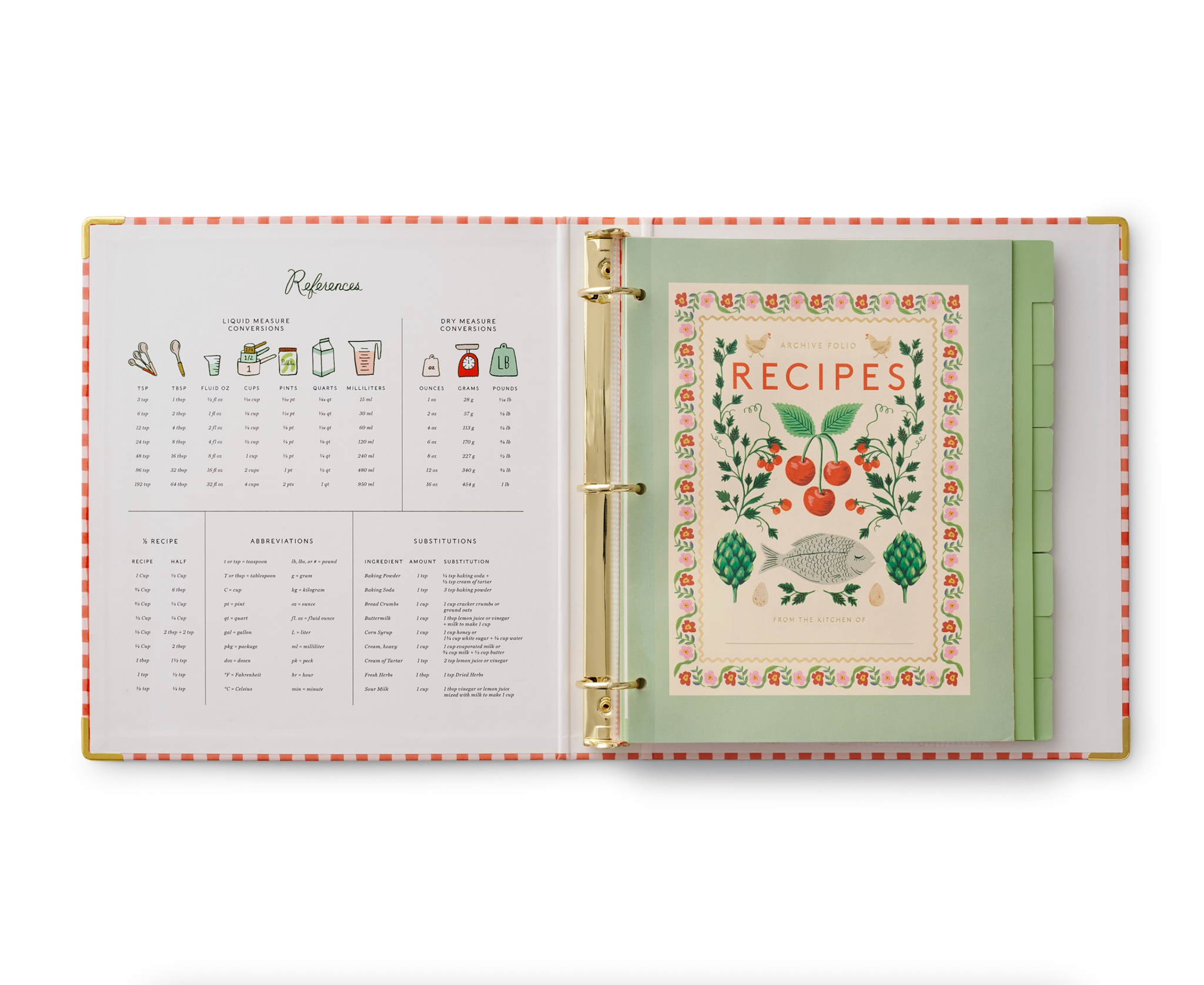 Rifle Paper Co Rifle Paper Co. Cherry Farm Recipe Binder