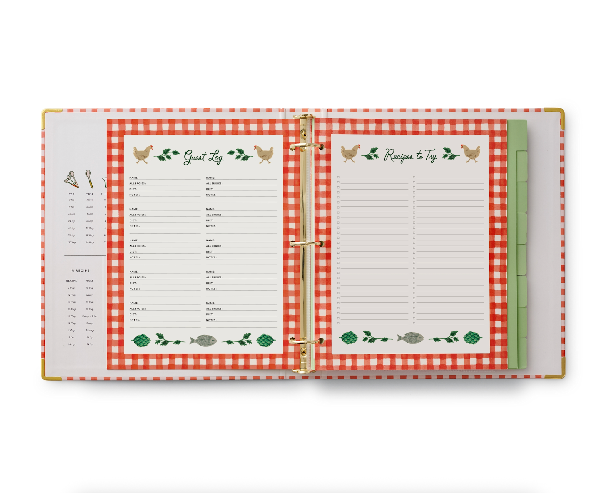 Rifle Paper Co Rifle Paper Co. Cherry Farm Recipe Binder